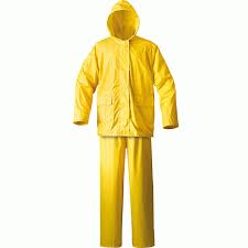 חליפת גשם צהוב 2 בגדי עבודה לעובד