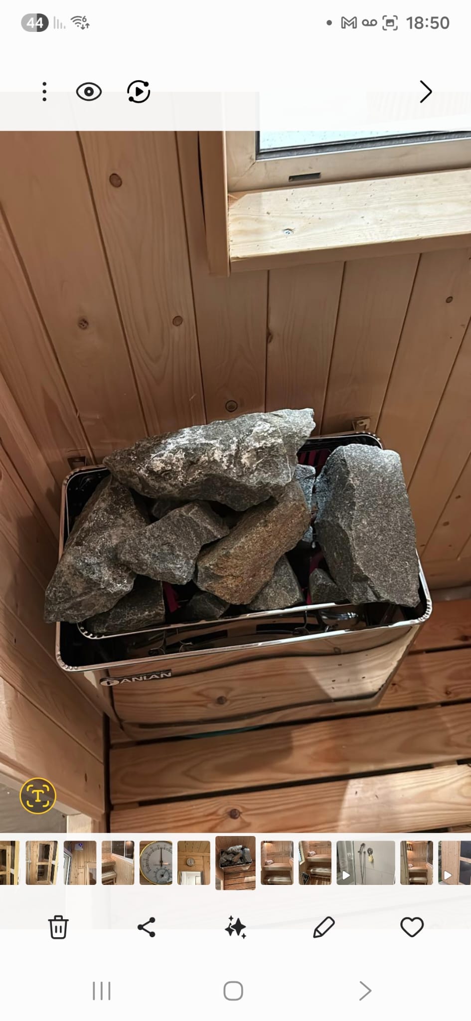 סאונה מעץ לבית או למרפסת