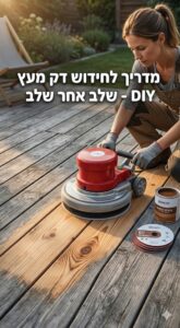 איך לחדש דק לבד – מדריך שלב אחר שלב עם מכונה מקצועית